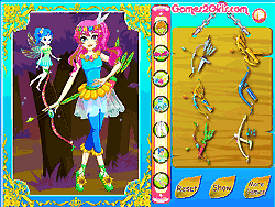 Флеш игра онлайн Beautiful Archer's Fairy