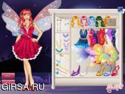 Флеш игра онлайн Красивый наряд для принцессы / Beautiful Fairy Dress Up