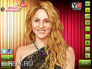 Флеш игра онлайн Макияж для Шакиры / Beautiful Shakira Makeover Game 