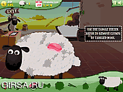 Флеш игра онлайн Салон овец