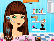 Флеш игра онлайн Модный парикмахер / Beauty Hair Stylist