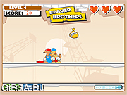 Флеш игра онлайн Братья-Бивер