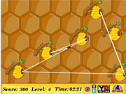 Флеш игра онлайн Пчелка и мед