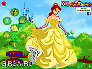 Флеш игра онлайн Принцесса Бель / Belle Princess Dress Up 