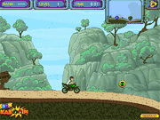 Флеш игра онлайн Бен 10 Поездка На Холмы / Ben10 Hills Ride