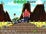 Флеш игра онлайн Бен 10 на велосипеде / Ben 10 Bike Mission 