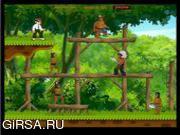 Флеш игра онлайн Приключения Бена в джунглях / Ben 10 Jungle Adventure