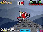 Флеш игра онлайн Бэн 10 Приключения на мотоцикле