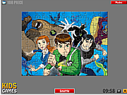Флеш игра онлайн Ben 10 Puzzle: 2 Modes