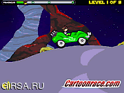 Флеш игра онлайн Бен 10 - Гонки / Ben 10 Race Car