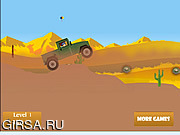 Флеш игра онлайн Пустынный джип / Beyblade Jeep