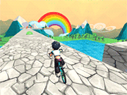 Флеш игра онлайн Велосипед трюки 3D / Bicycle Stunts 3D