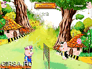 Флеш игра онлайн Большая Свинья Приключение / Big Pig Adventure