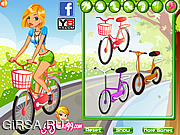 Флеш игра онлайн Путешествие на велосипеде / Bike to School 