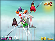 Флеш игра онлайн птицы баланс Билли Bigtop в / Billy Bigtop's Bird Balance