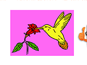 Флеш игра онлайн Птица Раскраски / Bird Coloring