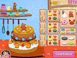Флеш игра онлайн Пирог на День Рождения 2 / Birthday Cake Chef 2