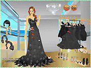 Флеш игра онлайн Черные Платья Одеваются / Black Gowns Dressup
