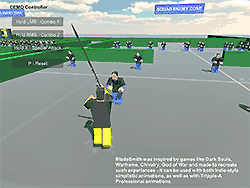 Флеш игра онлайн Кузнецом: Демонстрация Боевой Системы Ближнего Боя / BladeSmith: Melee Combat System Demonstration