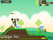 Флеш игра онлайн Крутой гонщик / Blast Rider