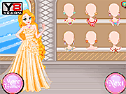 Флеш игра онлайн Блондинка Принцесса Выпускного Салон