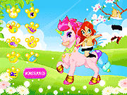 Флеш игра онлайн Блум Кукла Маленький Пони Одевалки / Bloom Doll Little Pony Dressup
