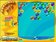 Флеш игра онлайн Разноцветные пузыри / Blowup Bubbles
