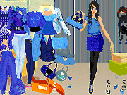 Флеш игра онлайн Синее небо моды одеваются / Blue of Sky Fashion Dressup