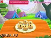 Флеш игра онлайн Черничные маффины / Blueberry Muffins