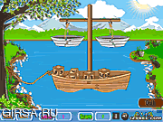 Флеш игра онлайн Балансировка Лодки
