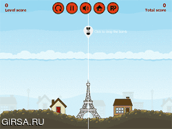 Флеш игра онлайн Город бомбы 2 - Фотографическое увеличение Париж / Bomb Town 2 - Blow up Paris