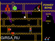 Флеш игра онлайн Неваляшка-Понг / Bonkey Pong