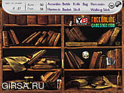 Флеш игра онлайн Книжные герои - Найти отличия / Bookshelves find the Objects