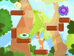 Флеш игра онлайн Приключения в лесу / Bounce Adventure
