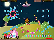 Флеш игра онлайн Прыгающие Шарики 3 - Бубу Получить Орехи!!!