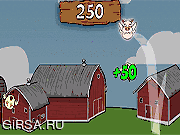 Флеш игра онлайн Надувной Свиньи / Bouncy Pig