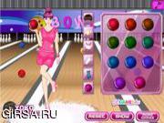 Флеш игра онлайн Боулинг / Bowling Girl 