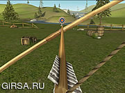 Флеш игра онлайн Bowmaster Target Range