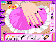 Флеш игра онлайн Bratz Girls Manicure