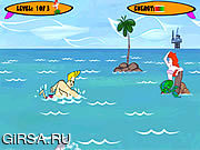 Флеш игра онлайн Джонни Браво и безрассудный Русалка / Johnny Bravo and the Bodacious Mermaid