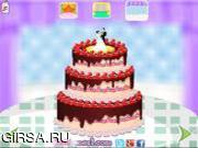 Флеш игра онлайн Идеальный свадебный торт / Bride Cake Decorating 