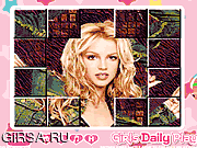 Флеш игра онлайн Бритни супер пазл / Britney Super Puzzle