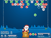 Флеш игра онлайн Пузырь Санта