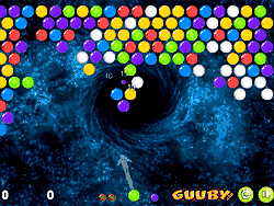Флеш игра онлайн Стрельба по пузырям 6: черная дыра / Bubble Shooter 6: Black Hole