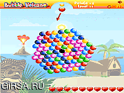 Флеш игра онлайн Bubble вулкан