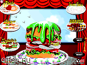 Флеш игра онлайн Бургер / Burger