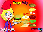 Флеш игра онлайн Burger Girly