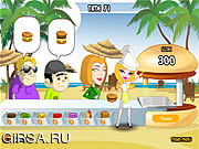 Флеш игра онлайн Бег бургера / Burger Run