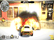 Флеш игра онлайн Резина Горит: Круши Жги / Burnin' Rubber: Crash N Burn