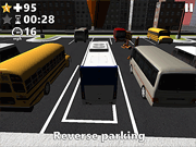 Флеш игра онлайн Автобусная парковка 3D
